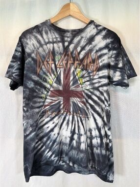 Def Leppard Tie-Dye Graphic T-Shirt Men's Small